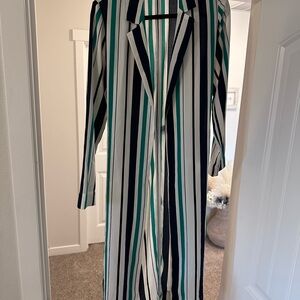 Halogen Striped Cardigan/Duster